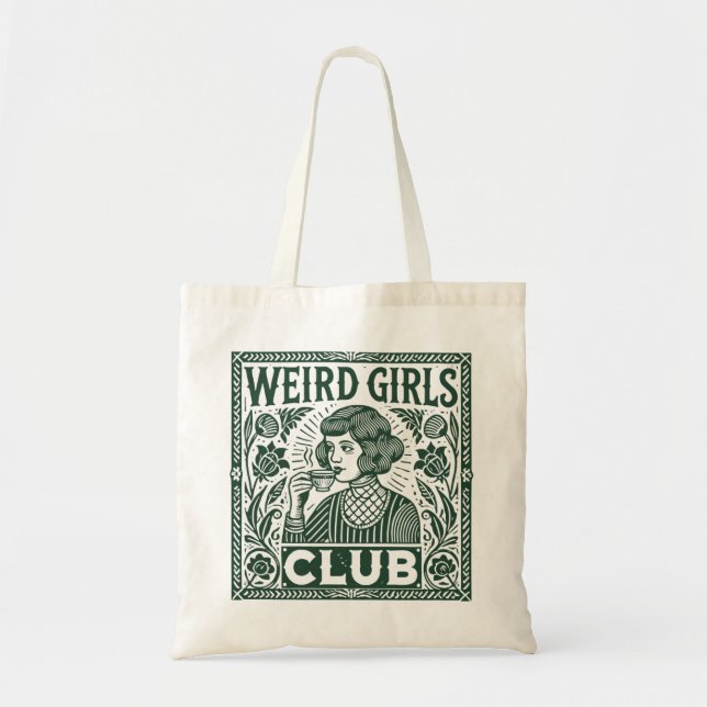 Bolsa Tote Weird Girls Club (Frente)