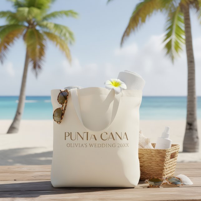 Bolsa Tote Welcome Tote Bag - Destination Wedding Welcome  (Criador carregado)