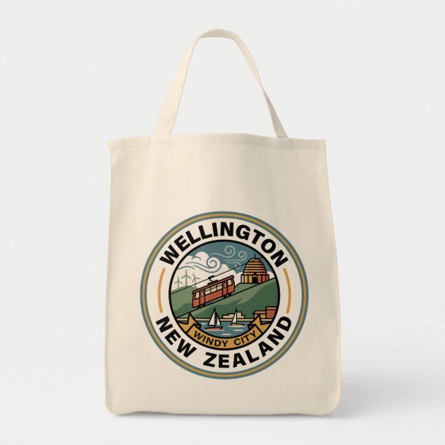 Bolsa Tote Wellington New Zealand (Frente)