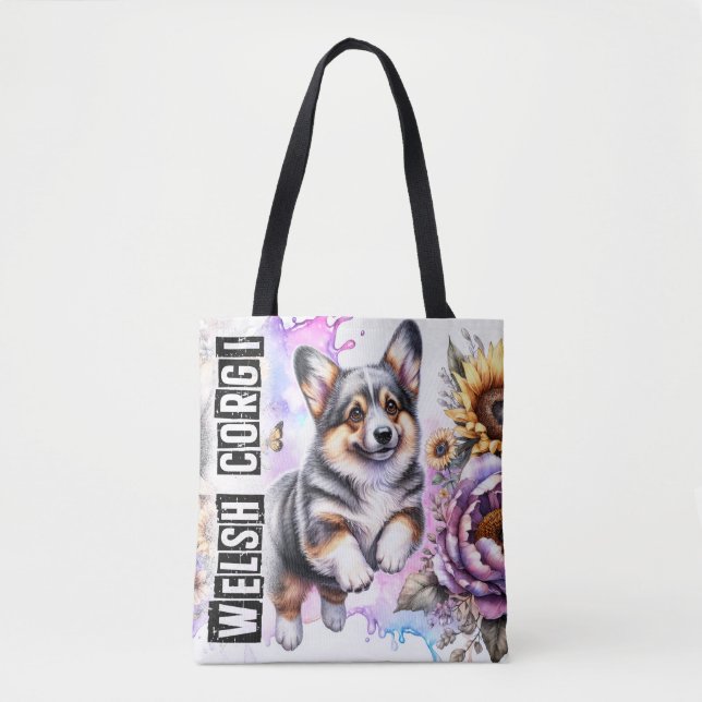 Bolsa Tote Welsh Corgi (Frente)