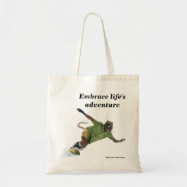 Bolsa Tote Wererat Snowboarder Fantasy Art Budget Tote Bag