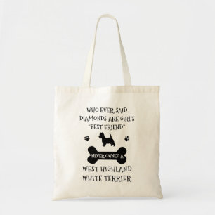 Bolsa Tote West Highland Terrier Melhor Amigo