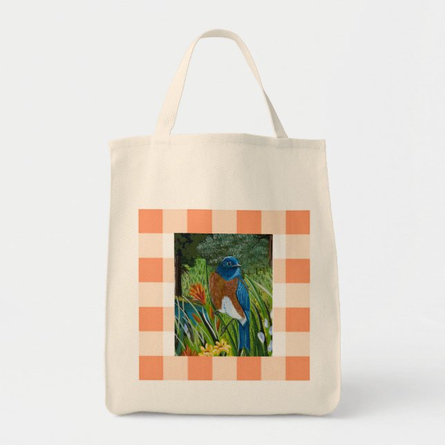 Bolsa Tote Western Bluebird Mini Tote Bag (Frente)