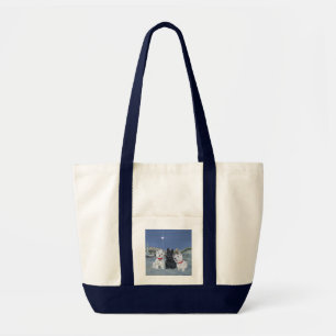 Bolsa Tote Westies e um Scottie Natal