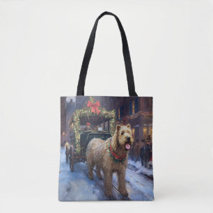 Bolsa Tote Wheaten Terrier Christmas Fesason