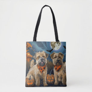 Bolsa Tote Wheaten Terrier Halloween Spooky