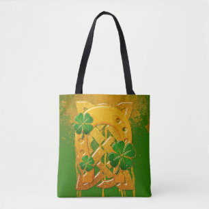 Bolsa Tote Whimsey de 3D divertido irlandês