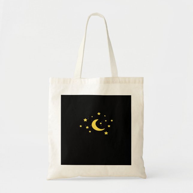 Bolsa Tote Whimsigoth Night Sky Sun Moon Witchy (Frente)