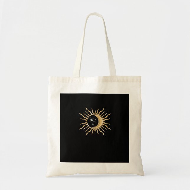 Bolsa Tote Whimsigoth Sun Moon Space Classic (Frente)