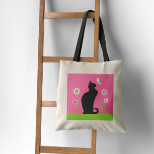 Bolsa Tote Whimsy Gato Negro