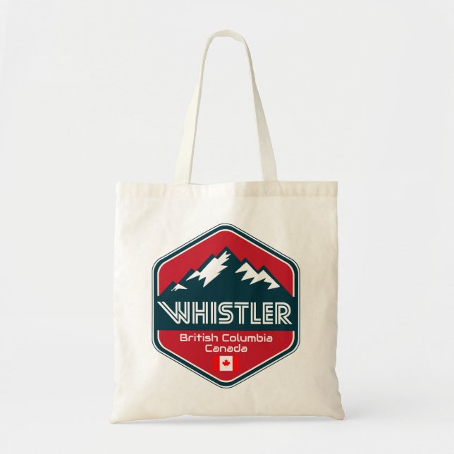 Bolsa Tote Whistler British Columbia Canada Design (Frente)