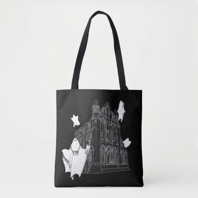 Bolsa Tote Whitby Abbey Tourist Ghosts (Frente)