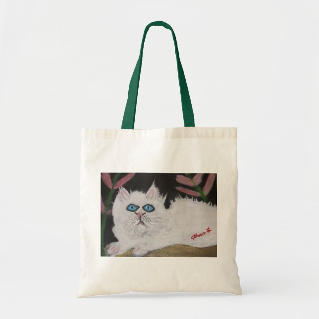 Bolsa Tote White Cat/Black Cat Tote Bag (Frente)