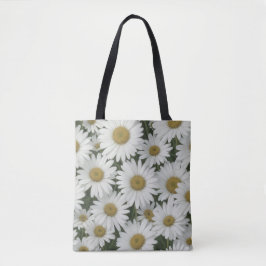 Bolsa Tote White Daisies