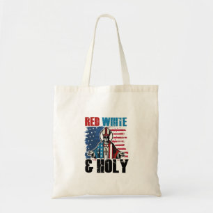 Bolsa Tote White e Santo Papa Leão XIV, 4 de julho