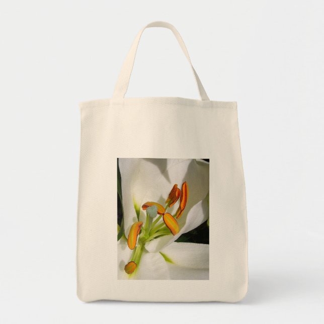 Bolsa Tote White Lily (Frente)