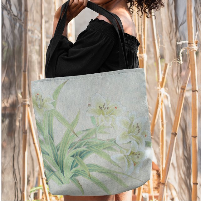 Bolsa Tote White Lily (Criador carregado)