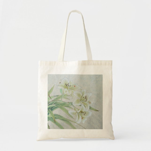 Bolsa Tote White Lily (Frente)