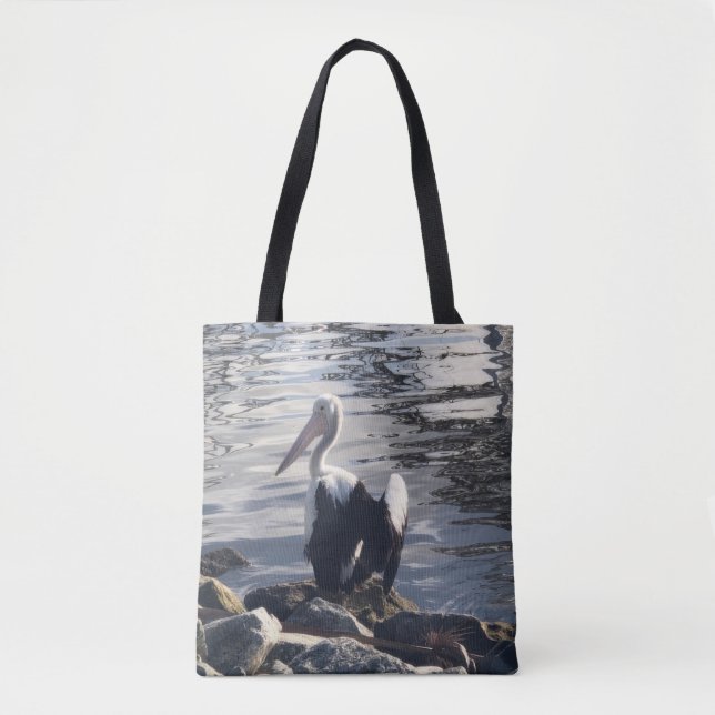 Bolsa Tote White Pelican (Frente)