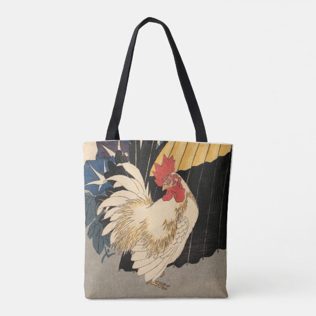 Bolsa Tote White Rooster (Verso)