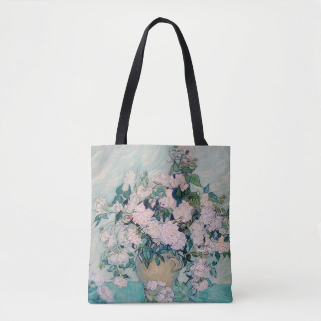 Bolsa Tote White Roses-1890-Vincent van Gogh (Frente)