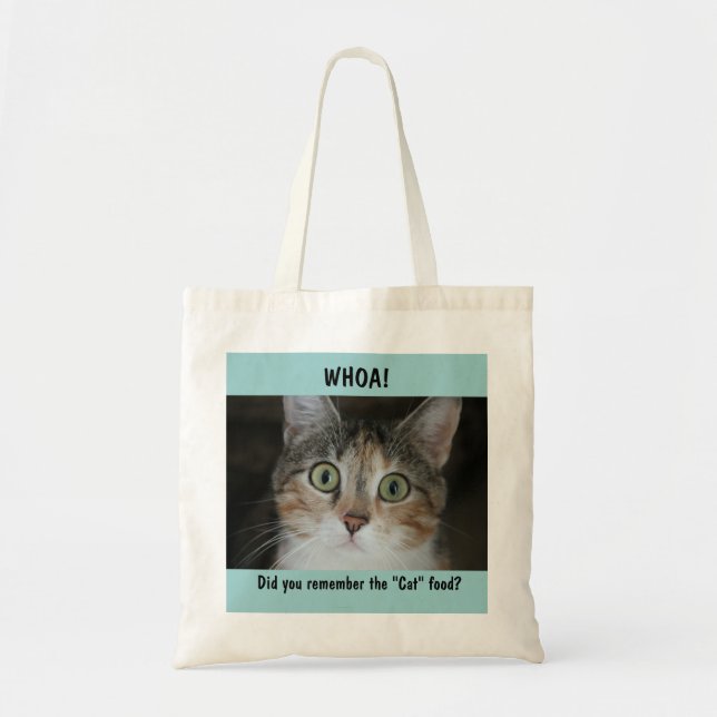 Bolsa Tote Whoa! Gato (Frente)