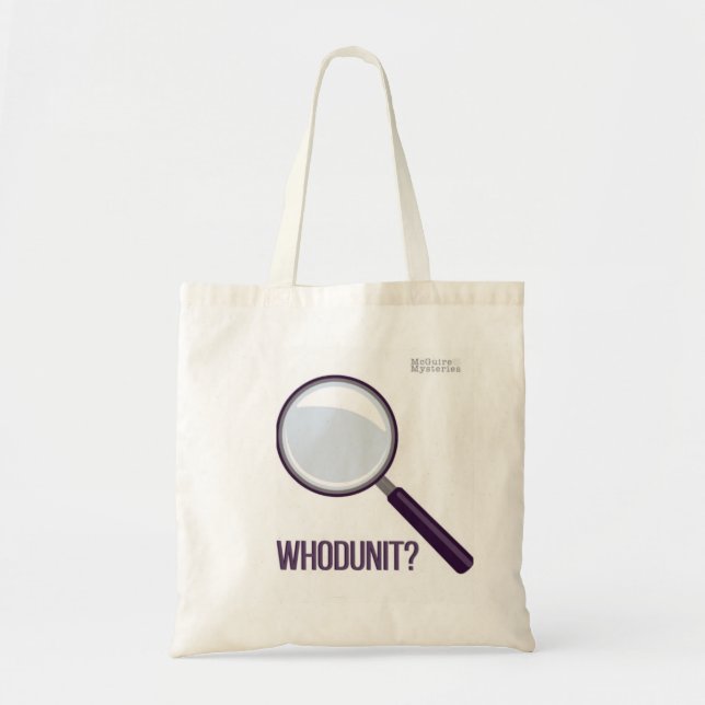 Bolsa Tote "Whodunit?" sacola do mantimento (Frente)