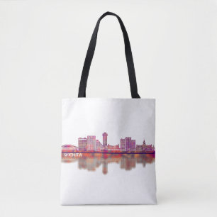 Bolsa Tote Wichita Kansas Skyline
