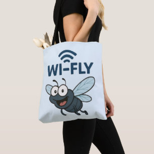 Bolsa Tote Wifi Engraçado