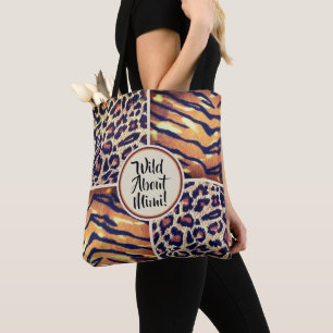 Bolsa Tote Wild About Mimi animal print