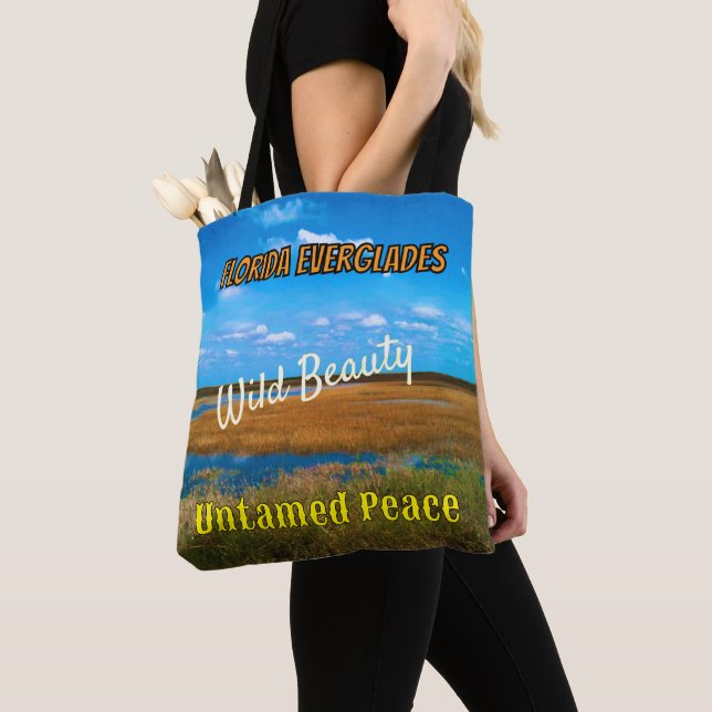 Bolsa Tote Wild Beauty Untamed Peace Everglades Scenic (Close Up)