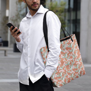 Bolsa Tote Wild Cactus Pattern