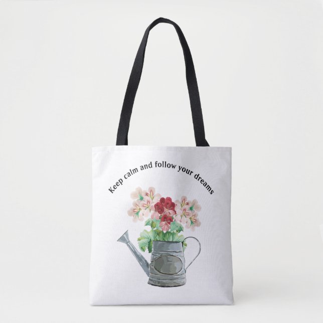 Bolsa Tote Wild flower blooming (Frente)