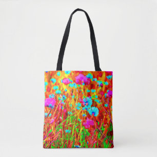 Bolsa Tote Wild Meadow em Bloom Pop Art