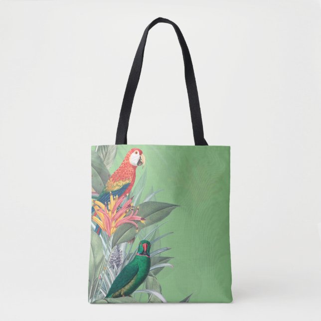 Bolsa Tote Wild Parrots Tropical (Frente)