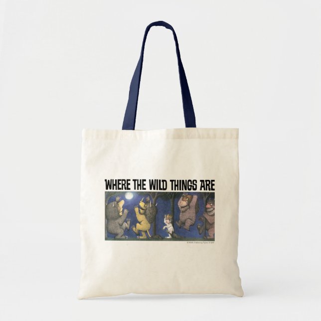 Bolsa Tote Wild Things and Max Dancing in Moonlight (Frente)