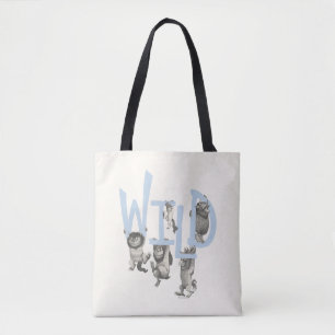 Bolsa Tote WILD Wild Things e Max - Azul