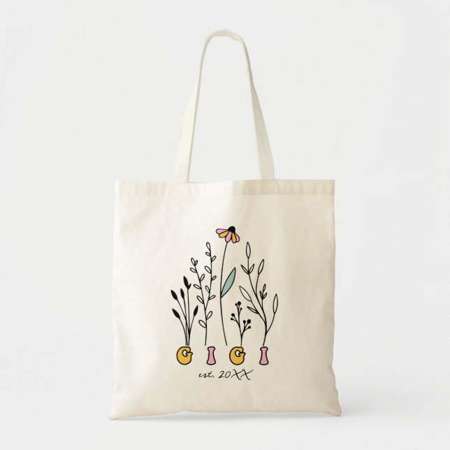 Bolsa Tote Wildflower Gigi (Frente)