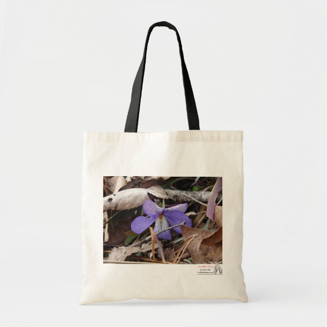 Bolsa Tote WildFlowers Birds-Foot Violet Hot Primaveras AR Pr (Frente)