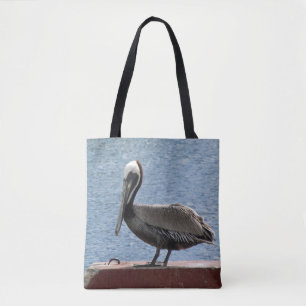 Bolsa Tote Wildlife Brown Pelican Water Photo