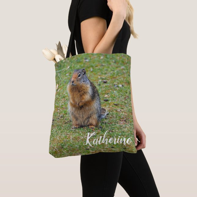 Bolsa Tote Wildlife Prairie Dog Mammal Foto (Close Up)