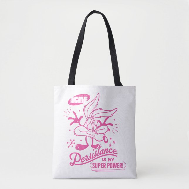 Bolsa Tote WILE retrô desagradável E. COYOTE™ (Frente)