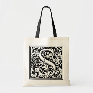 Bolsa Tote William Morris Alphabet "S"