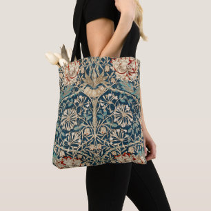 Bolsa Tote William Morris Antigo Floral Madressilva