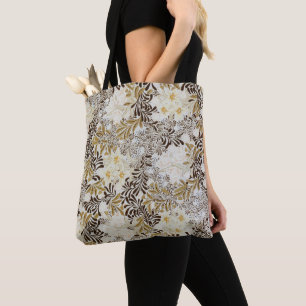 Bolsa Tote William Morris Antigo Jacinto Floral Art Nouveau