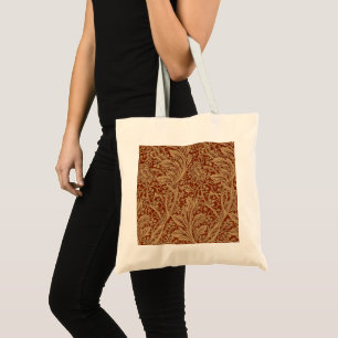 Bolsa Tote William Morris Arcadia Jardim Floral Flor Classi