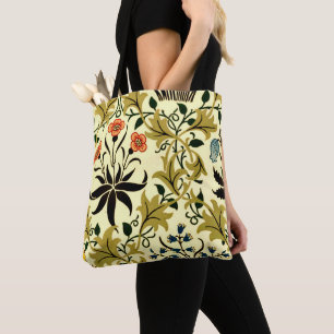 Bolsa Tote William Morris - Celadine, padrão popular,