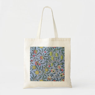 Bolsa Tote William Morris Fruta Pomegranate Blue Ornament