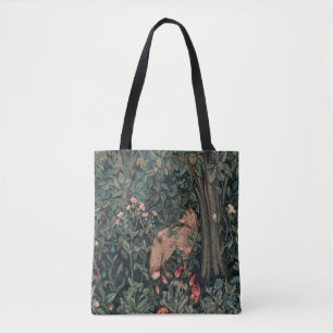 Bolsa Tote William Morris Greenery Fox Willife