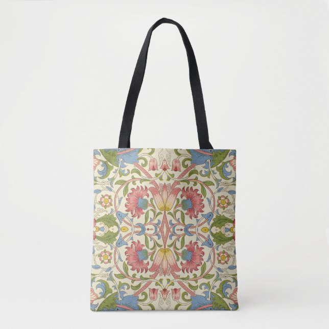 Bolsa Tote William Morris Loddon Blossom Padrões Florais (Frente)